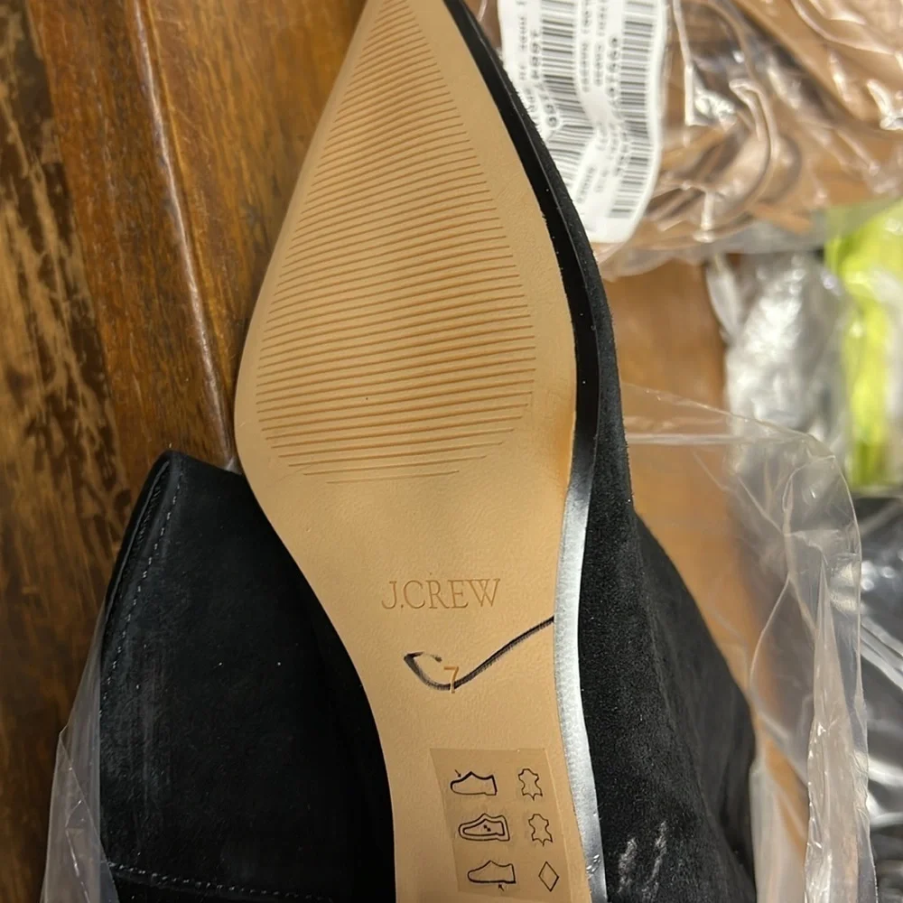 J. Crew New Stevie knee-high pull-on boots in suede